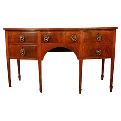 4th Quarter 18th Century George III Period Bowfront Sideboard