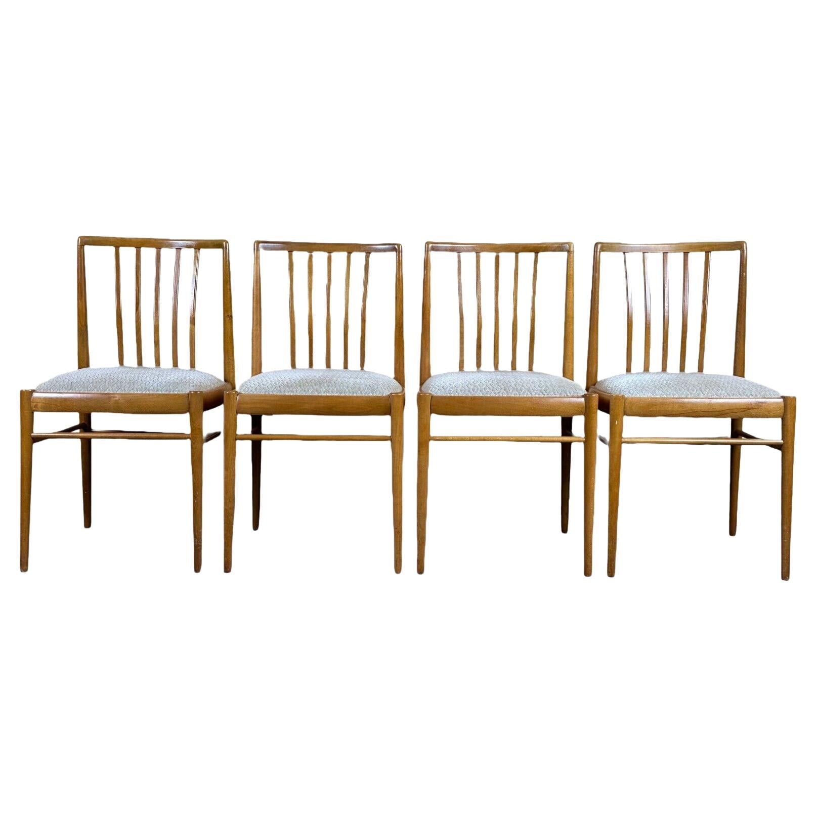 4x 60s 70s Dining Chair Mid Century Danish Modern Design For Sale