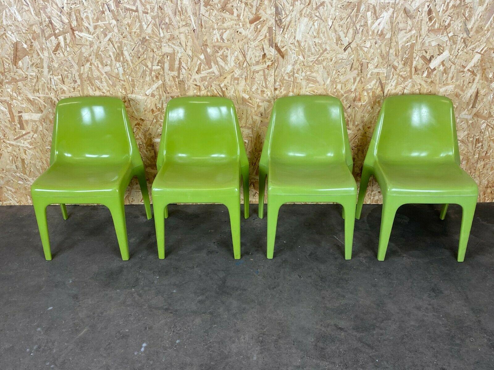 4x 60er 70er Jahre Gartenstühle von Albert Brokopp für WeSifa 60er Jahre Design (Europäisch)