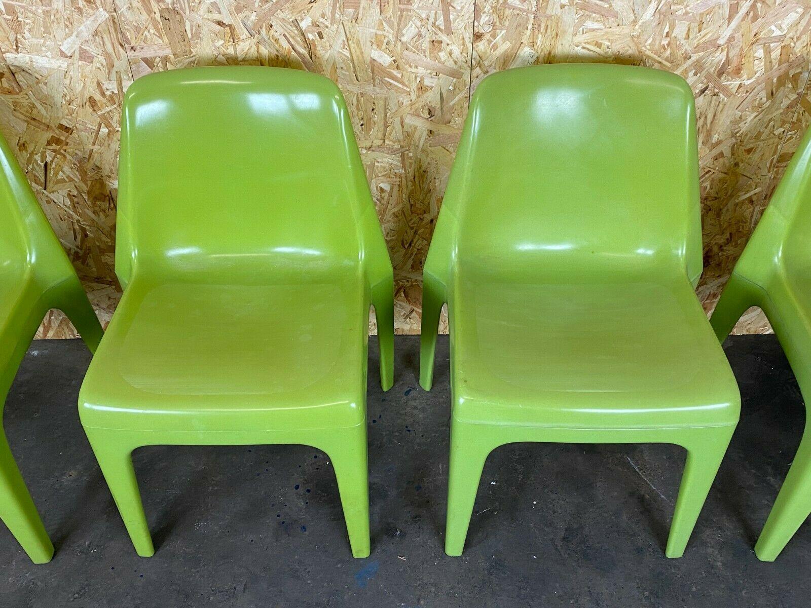 4x 60er 70er Jahre Gartenstühle von Albert Brokopp für WeSifa 60er Jahre Design (Kunststoff)