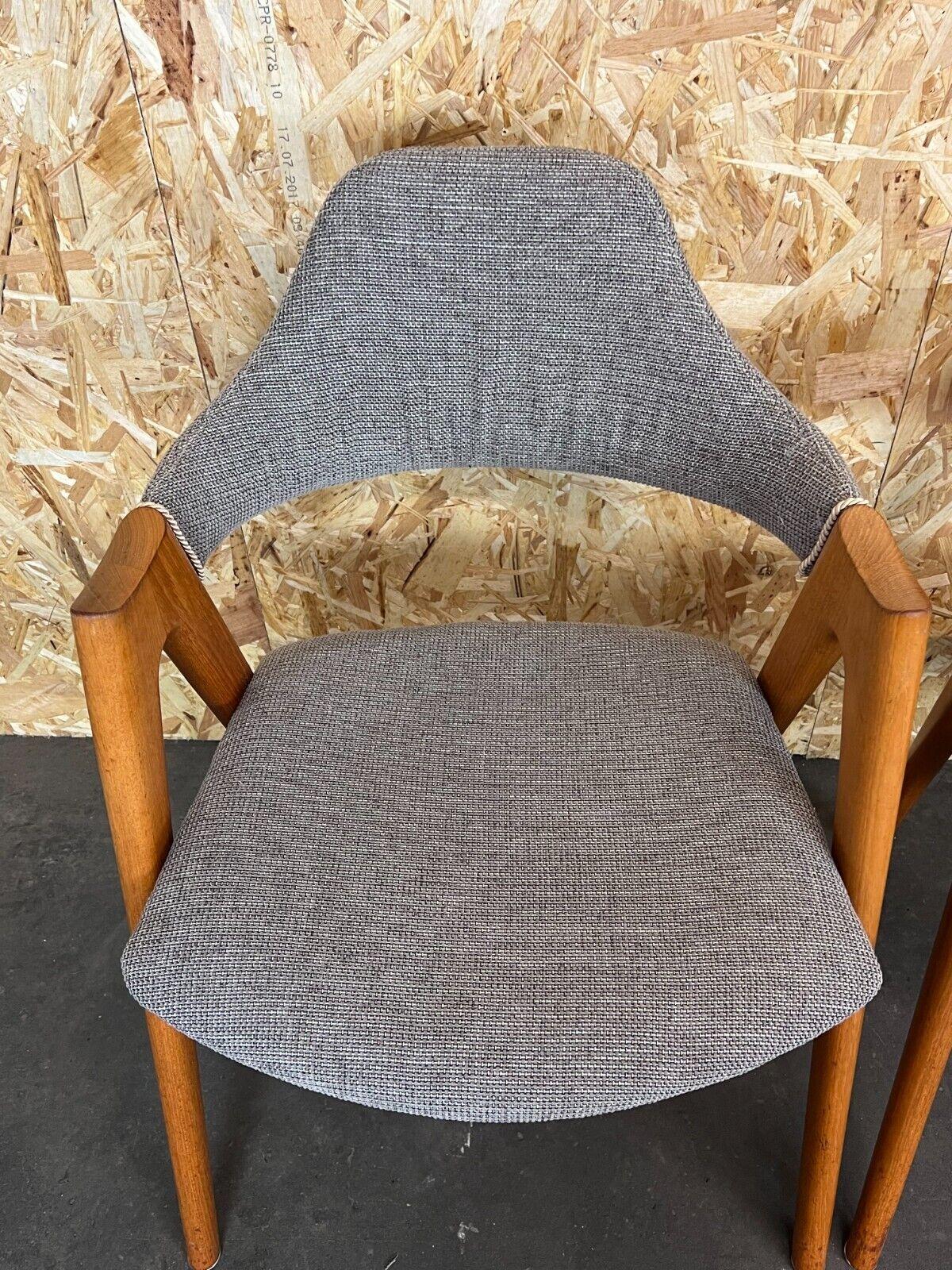 4x 60s 70s Teak Chair Chairs Kai Kristiansen Sva Møbler Danish Design 2