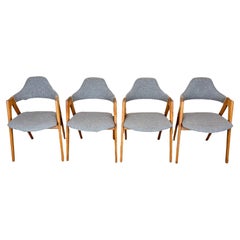 Used 4x 60s 70s Teak Chair Chairs Kai Kristiansen Sva Møbler Danish Design