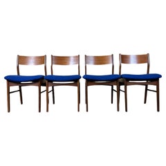 Vintage 4x 60s 70s Teak Chair Dining Chair Danish Modern Design Denmark