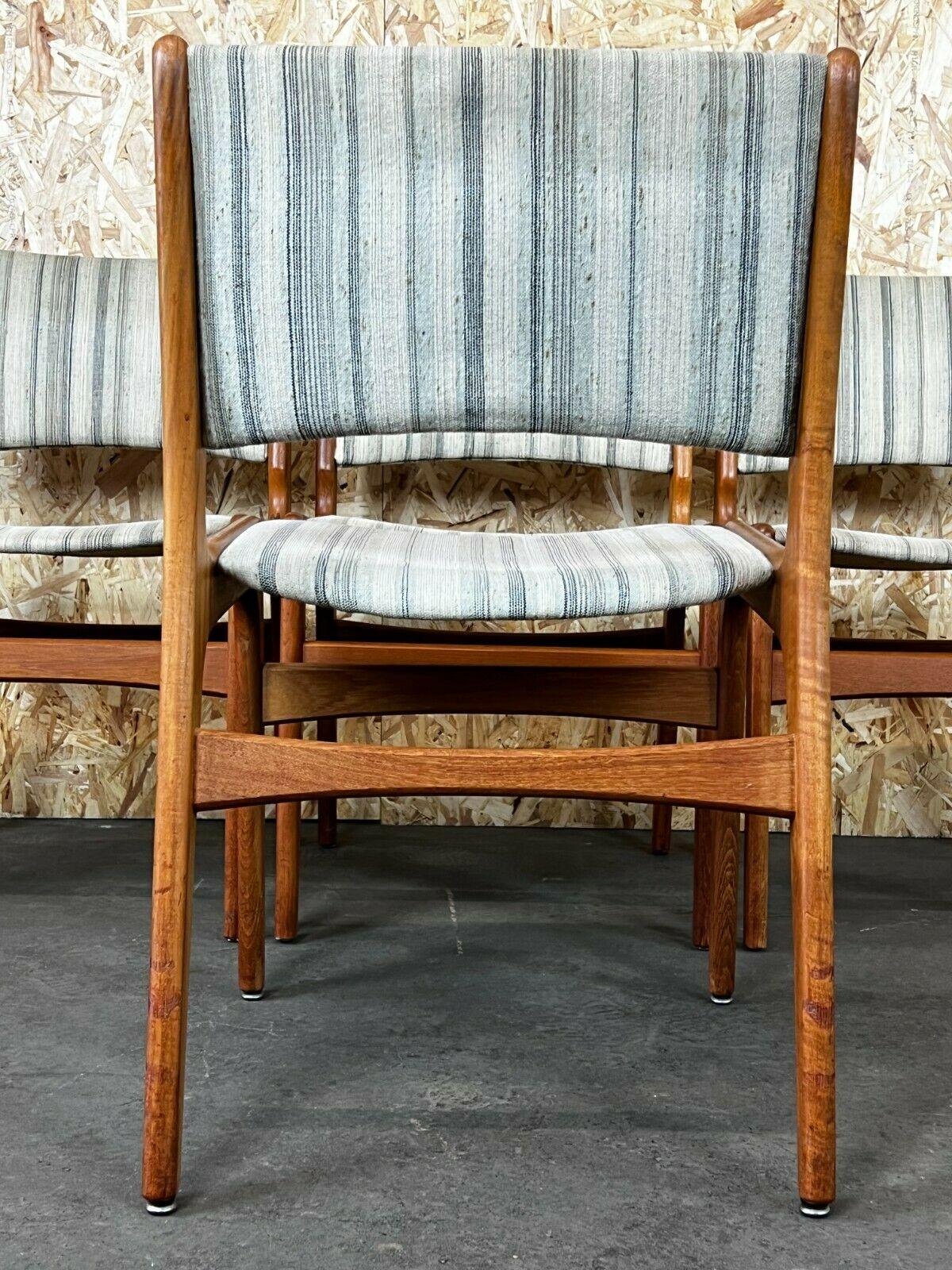 4x sedie anni 60-70 in teak Sedia da pranzo Henning Kjaernulf danese anni 60 in vendita 4