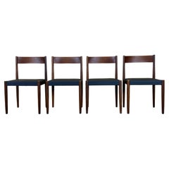 4x 60s 70s Teak Chairs Dining Chair Poul M. Volther Frem Røjle