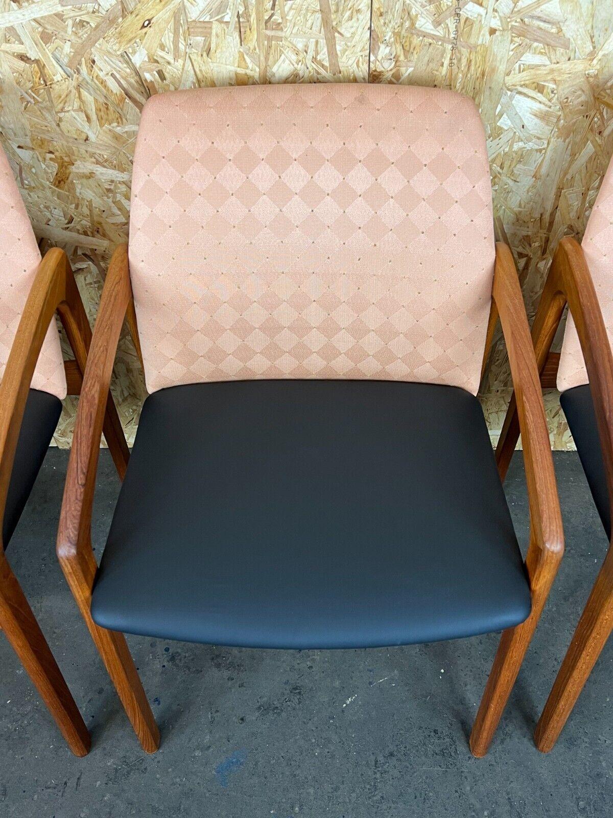 70s Teak Dining Chair Henning Kjaernulf for Korup Stolefabric Model 23 For Sale 1
