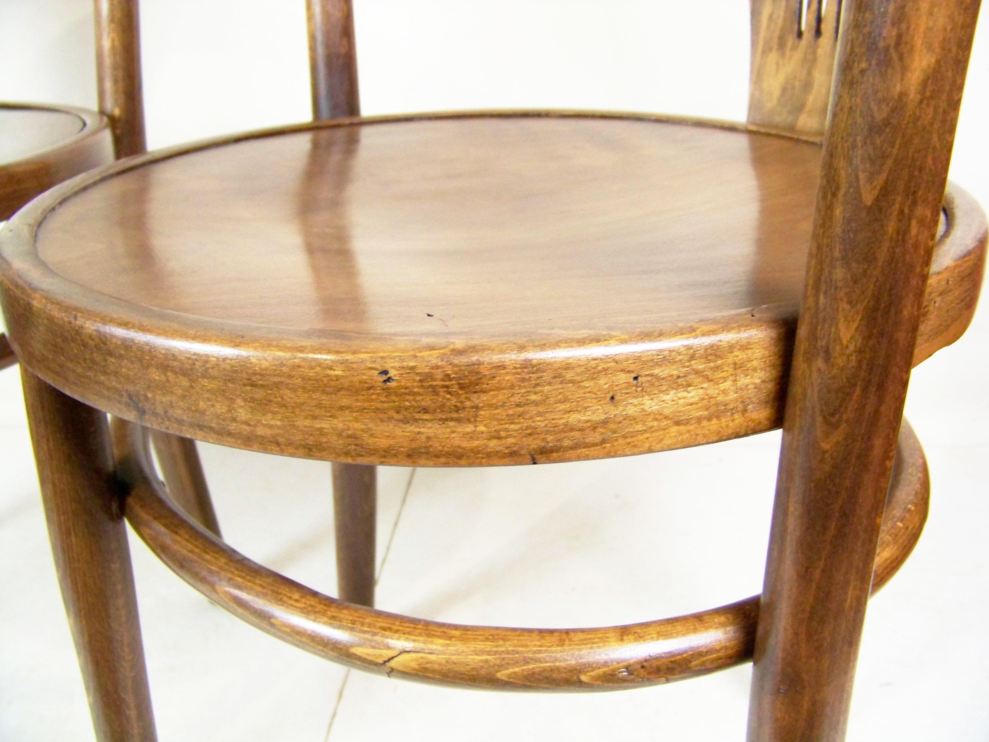 Beech 4x Armchair Thonet Nr.28