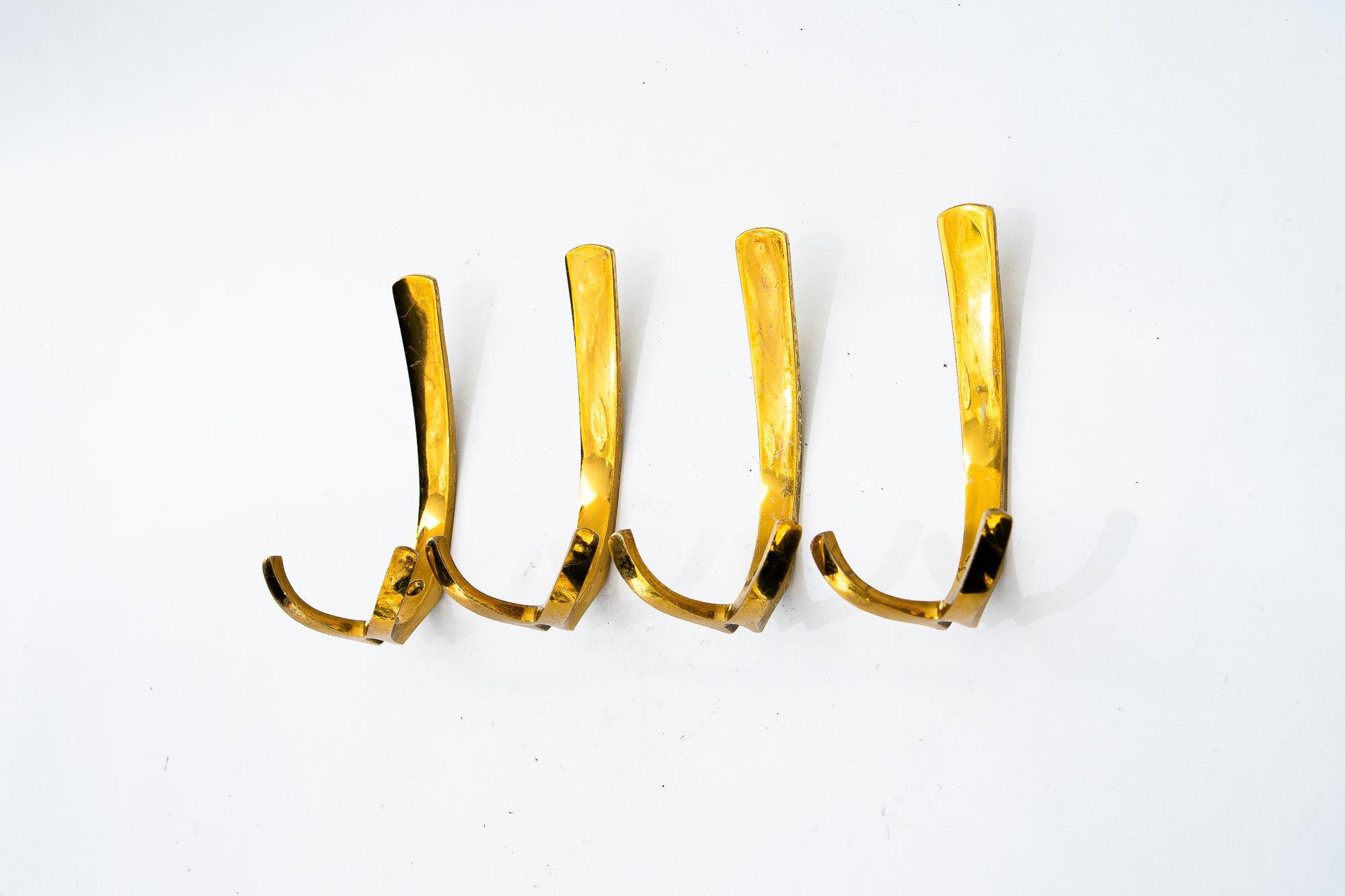 Mid-Century Modern 4x Austrian wall hooks by Hertha Baller, 1950s For Sale