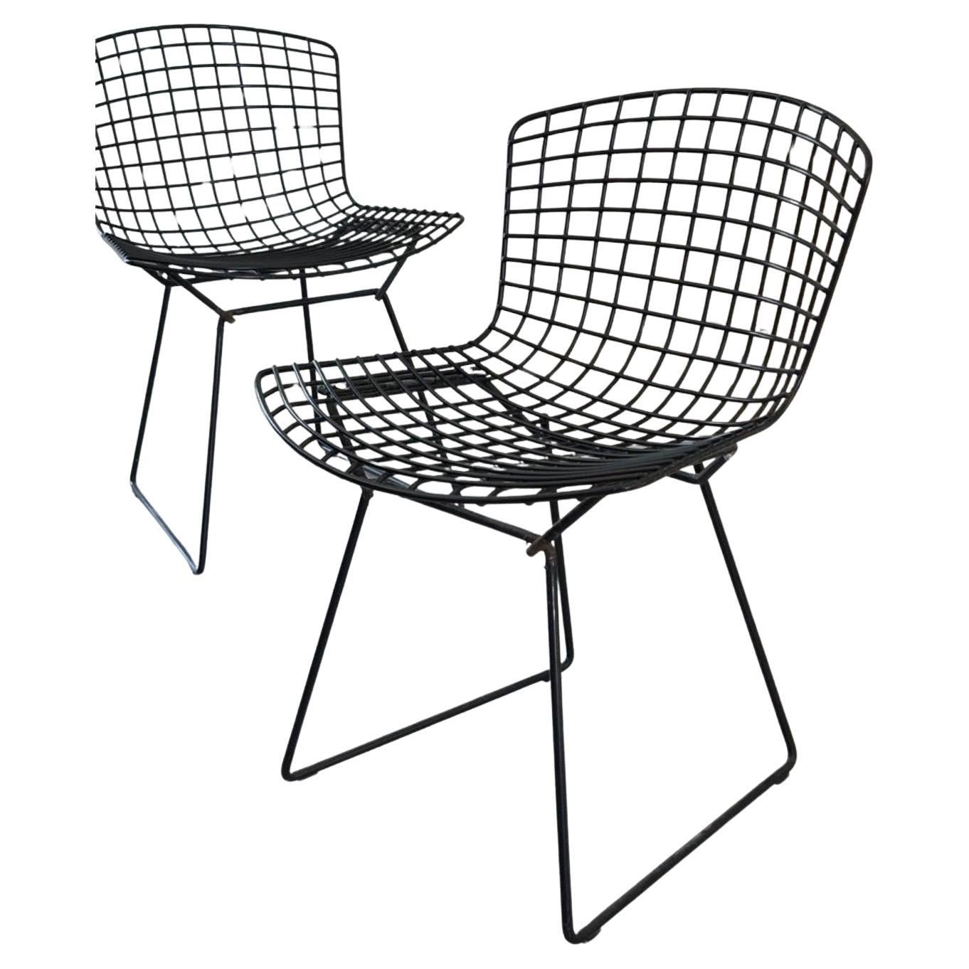 4x BERTOIA Chairs, Model 420, Harry Bertoia for Knoll, , Classic Modern Design For Sale