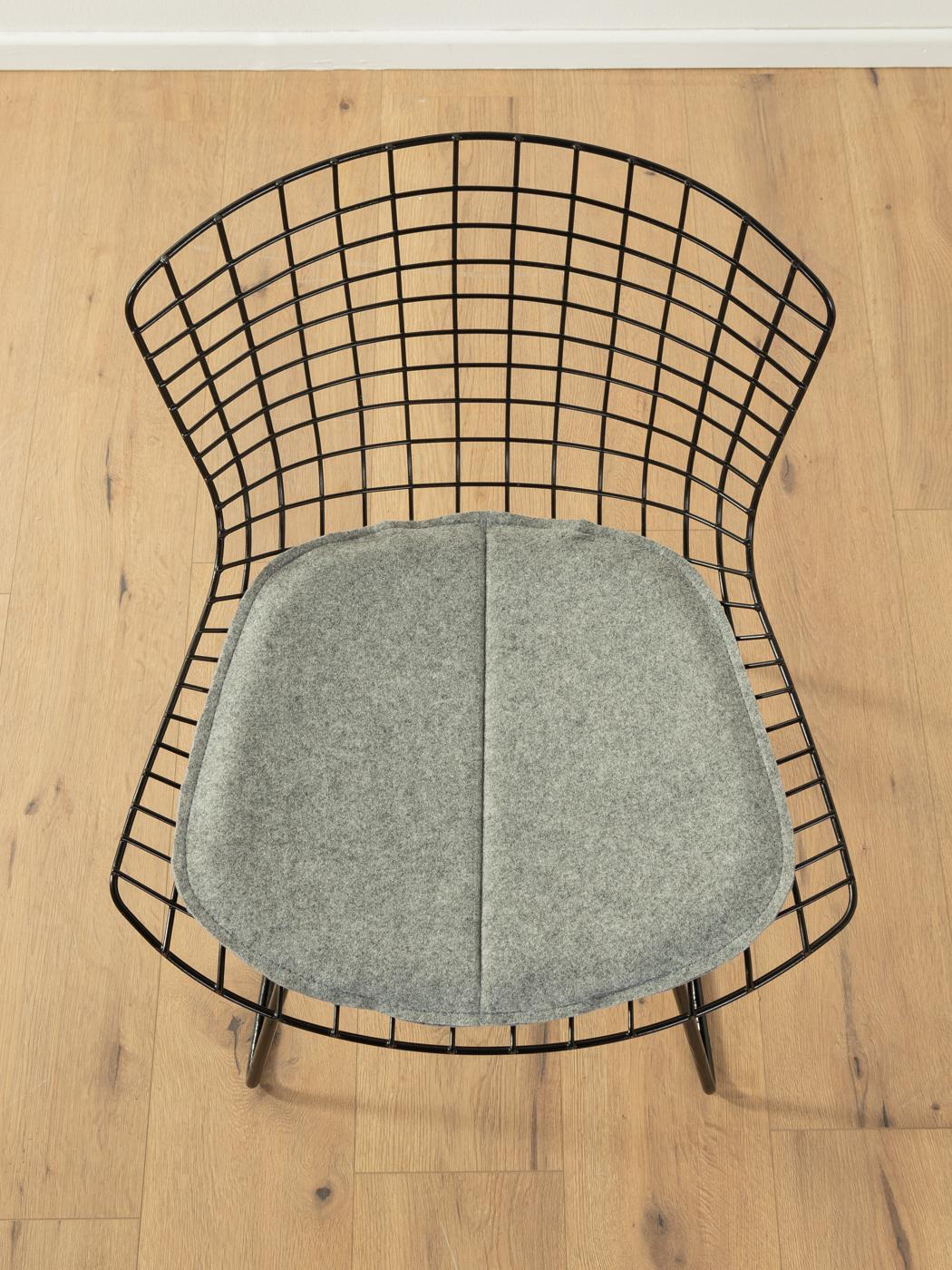 Metà XX secolo 4x Sedie BERTOIA, modello 420, Harry Bertoia per Knoll in vendita