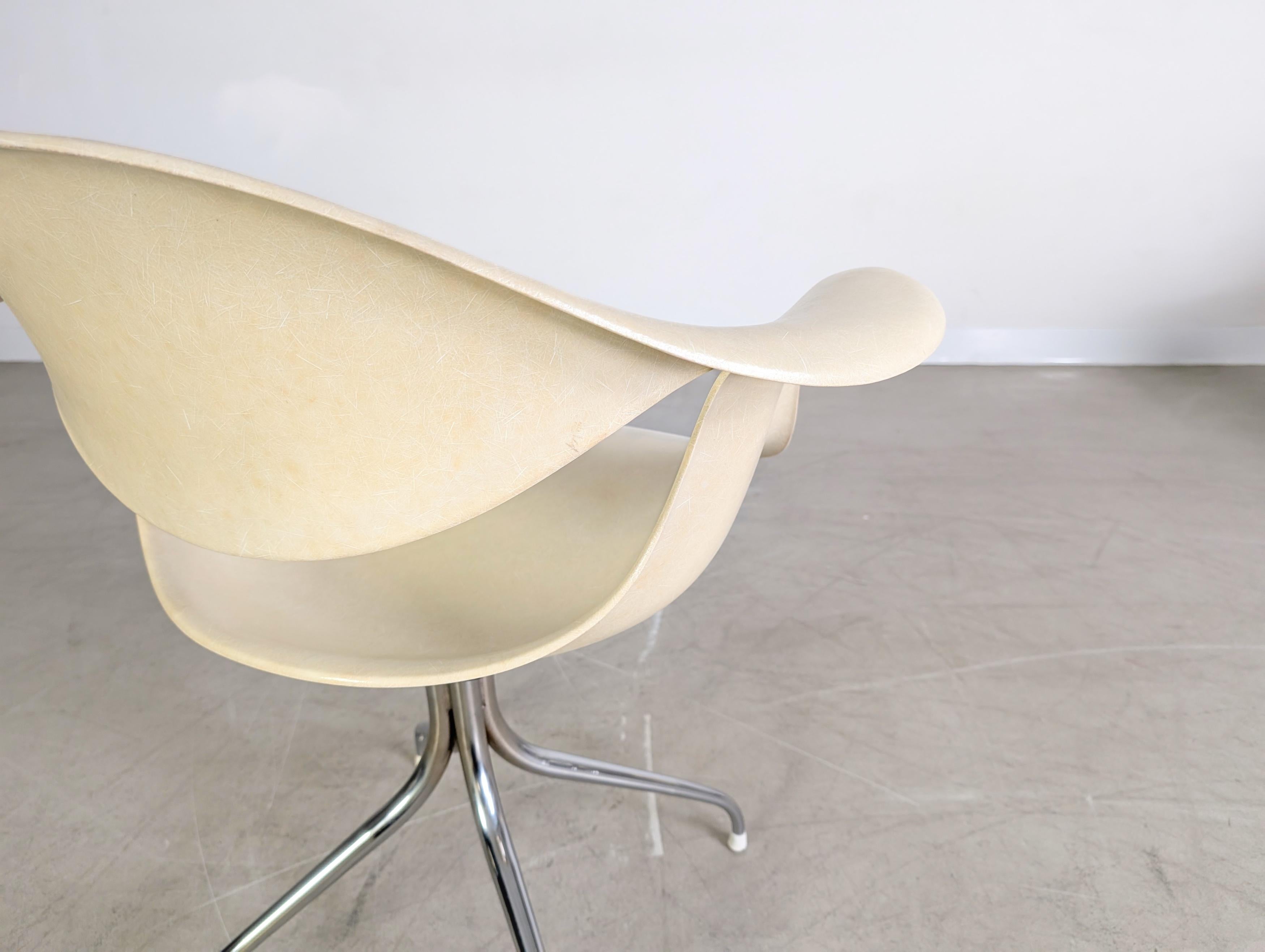 4x DAF Swag Leg Arm Stuhl Charles Eames George Nelson Herman Miller en venta 5