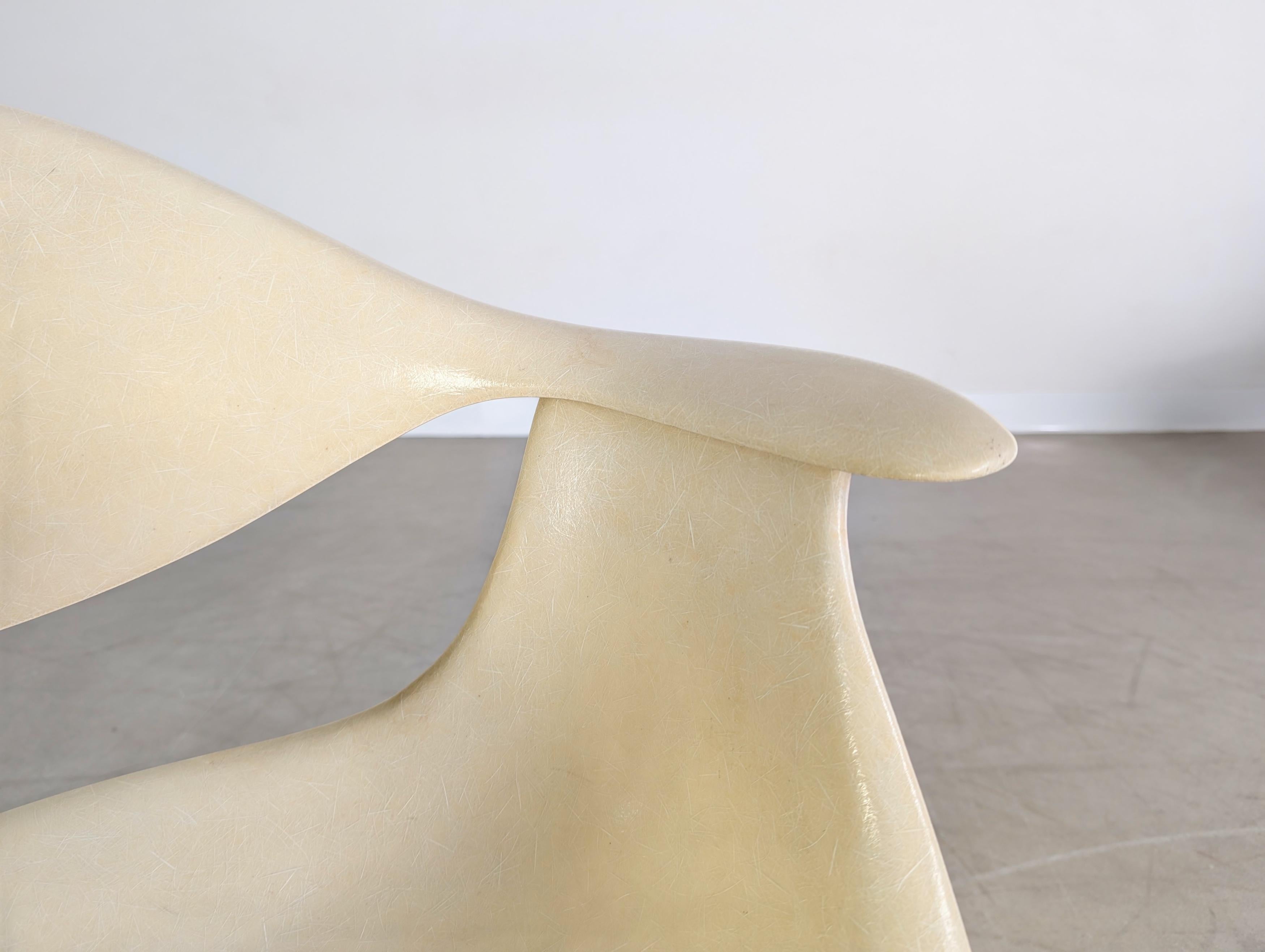 4x DAF Swag Leg Arm Stuhl Charles Eames George Nelson Herman Miller en venta 2