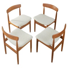 Retro 4x Dining Chairs by Farsø Stolefabrik
