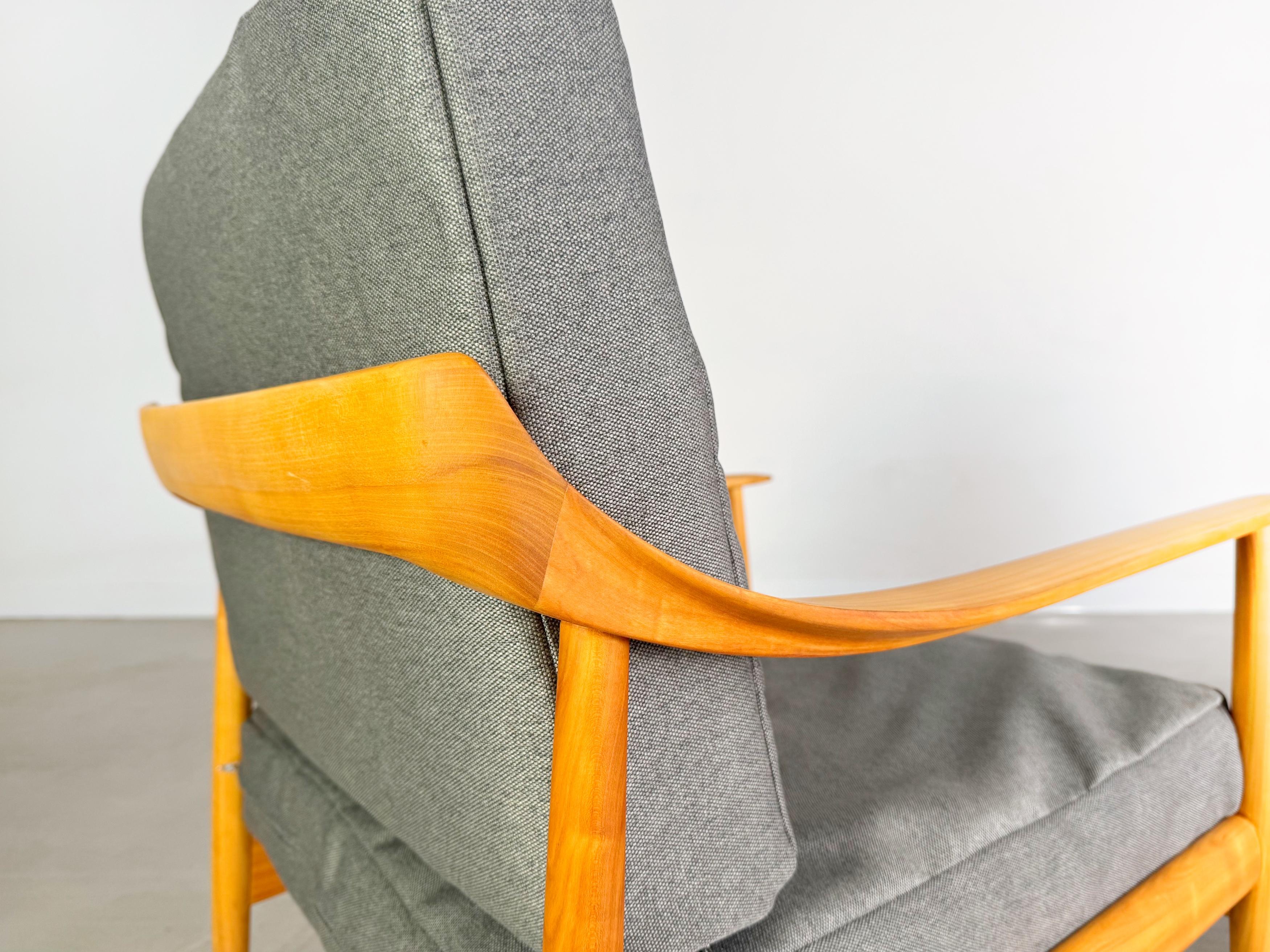 4x Knoll Antimott Sessel Midcentury Armlehnstuhl fauteuil Vintage en vente 1