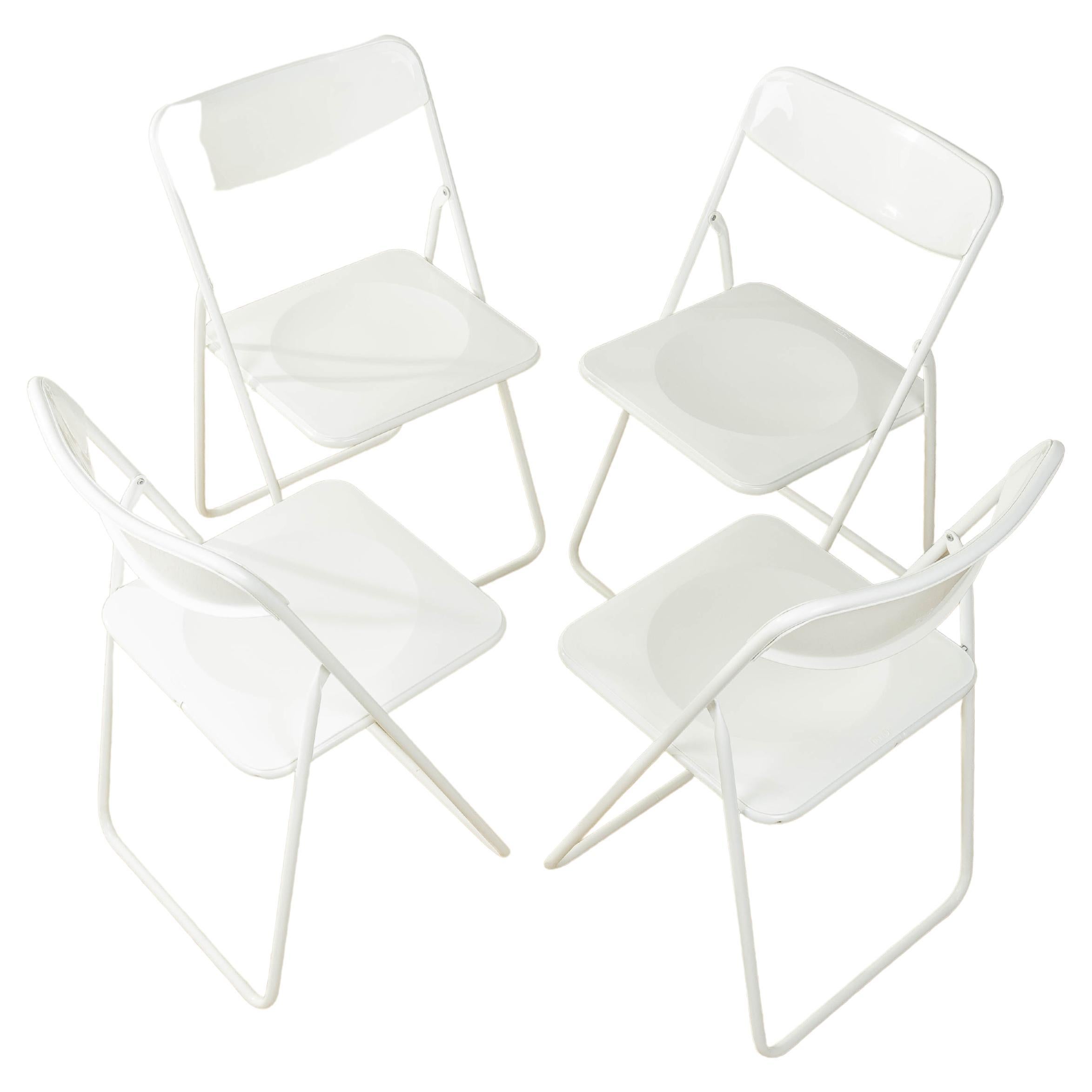4x Niels Gammelgaard Ted Folding Chairs For Sale
