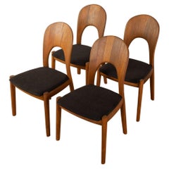 4x Niels Koefoed Dining Chairs, for Koefoed's Hornslet, 1960s