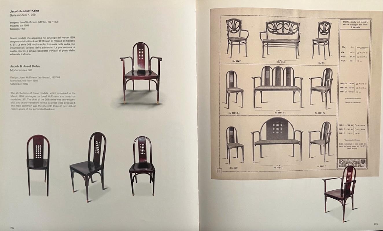 4x Original Jugendstil-Stuhl, Entw: J. Hoffmann zugeschrieben, Ausf: J.&J. Kohn im Angebot 8