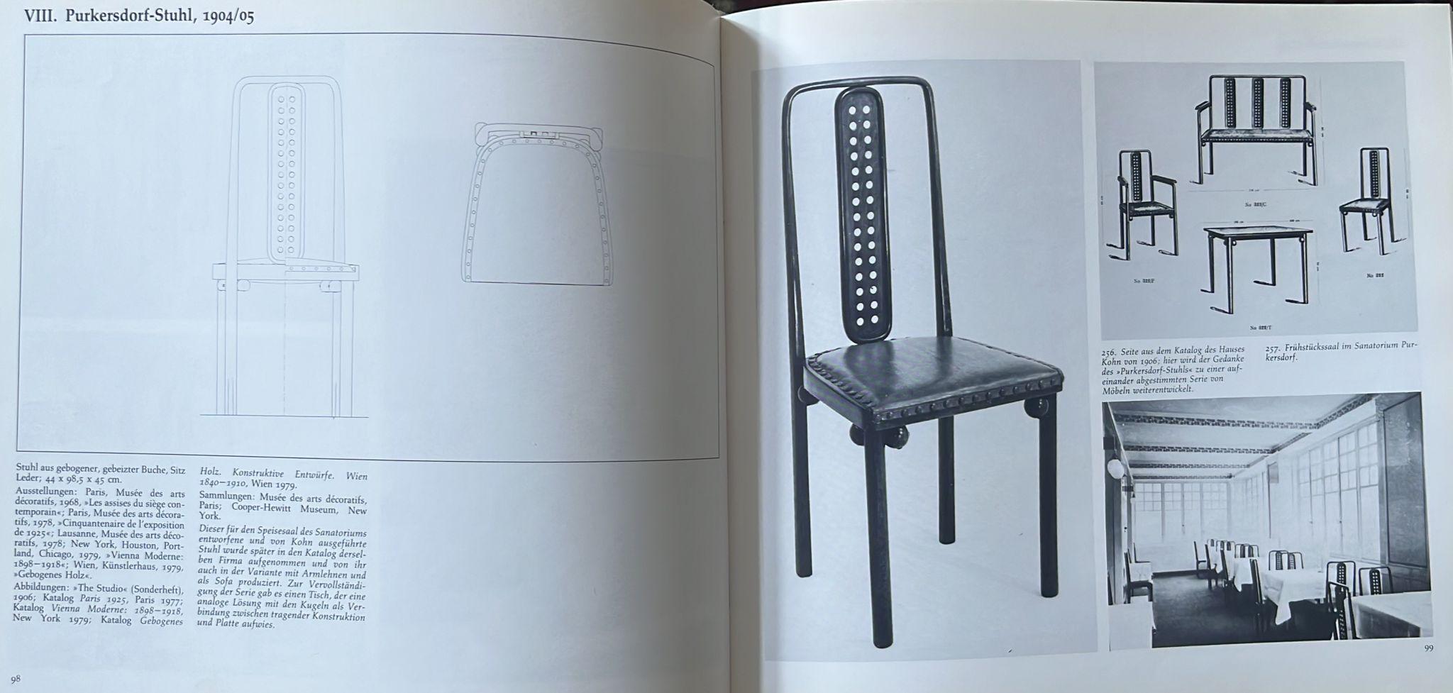 4x Original Jugendstil-Stuhl, Entw: J. Hoffmann zugeschrieben, Ausf: J.&J. Kohn im Angebot 11