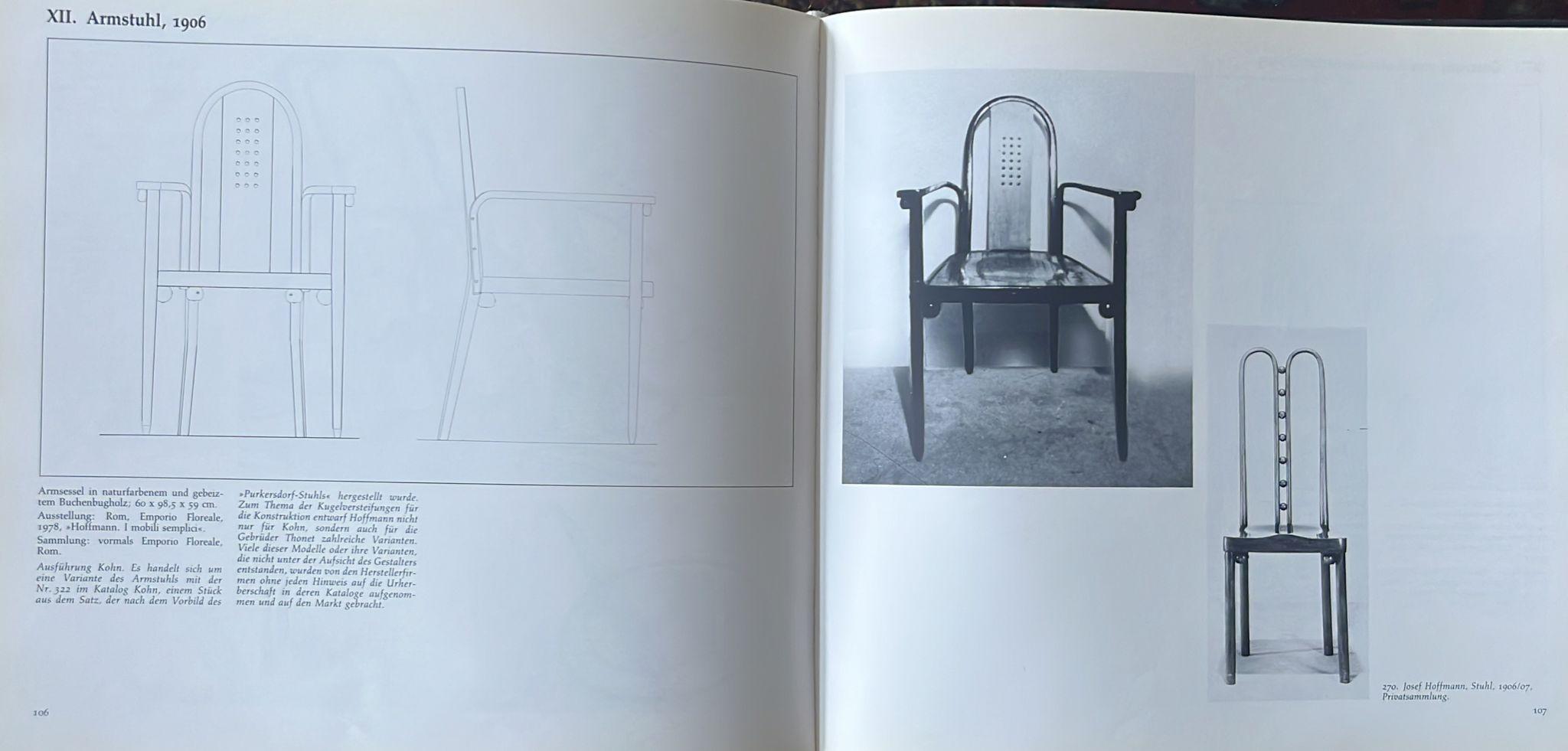 4x Original Jugendstil-Stuhl, Entw: J. Hoffmann zugeschrieben, Ausf: J.&J. Kohn im Angebot 12