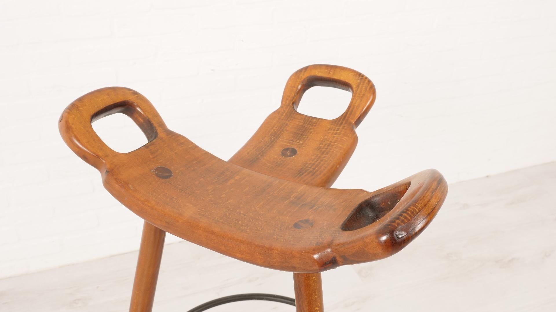 4x Sergio Rodrigues Marbella bar stool 5
