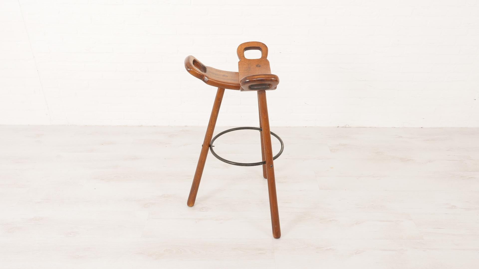 4x Sergio Rodrigues Marbella bar stool 1
