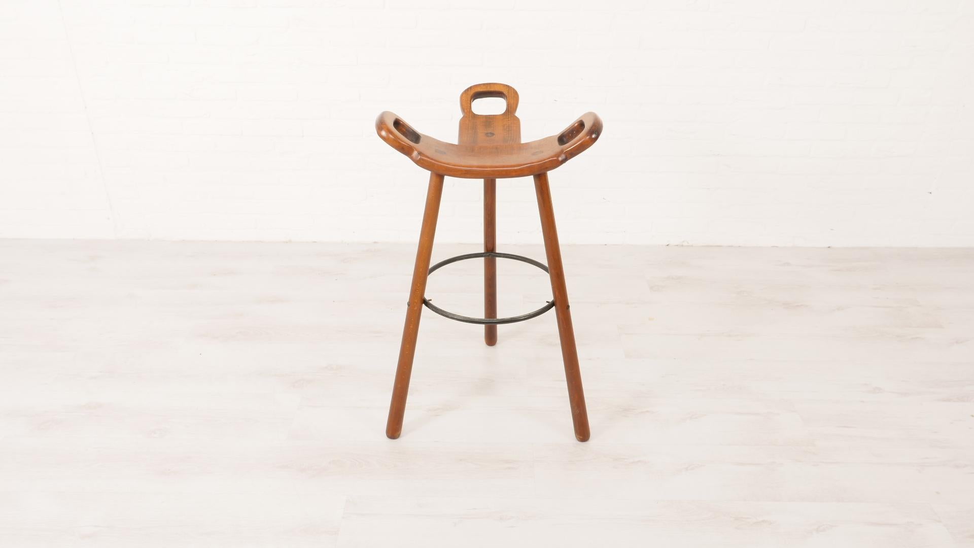 4x Sergio Rodrigues Marbella bar stool 2