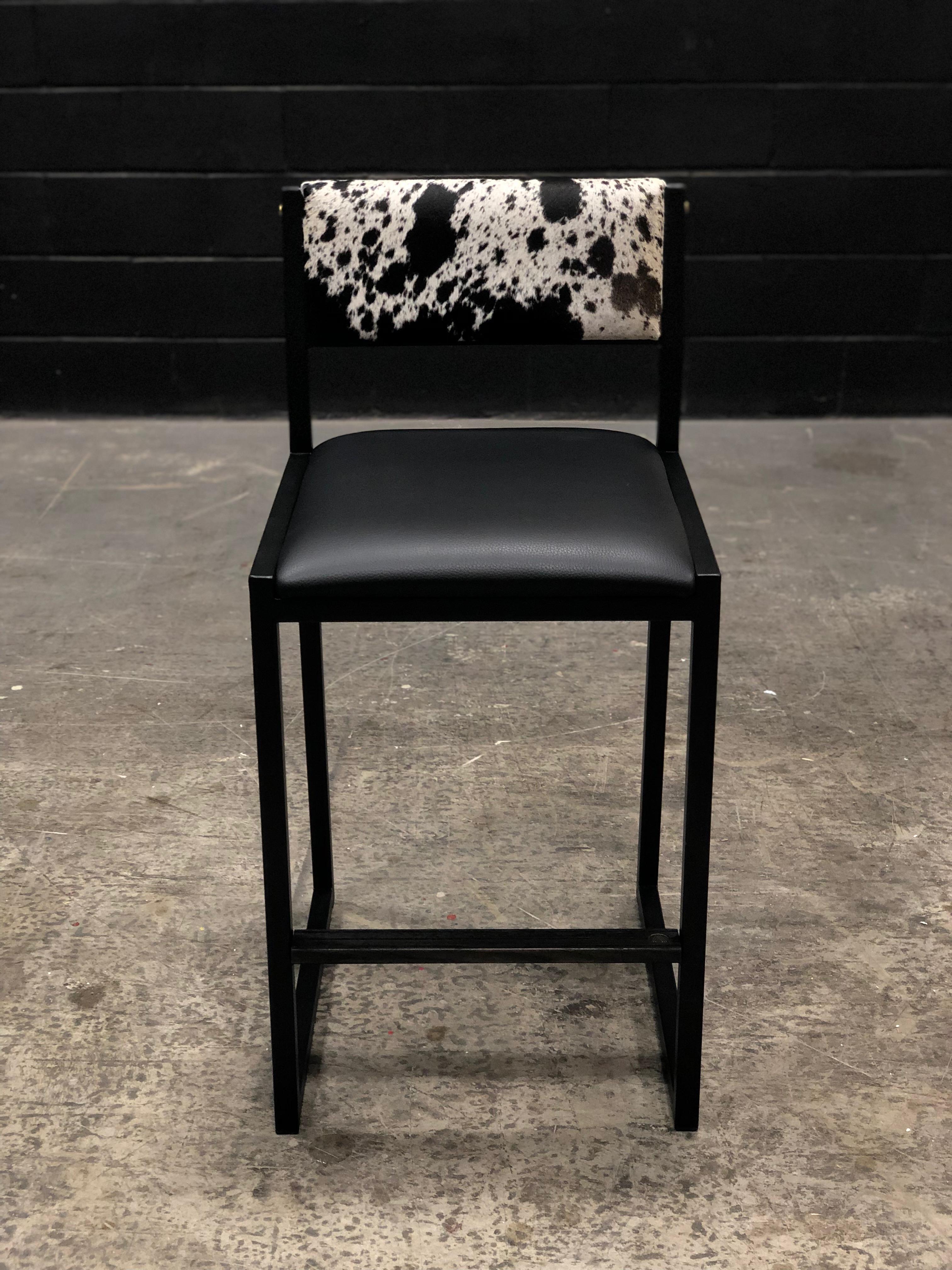 cowhide counter stools