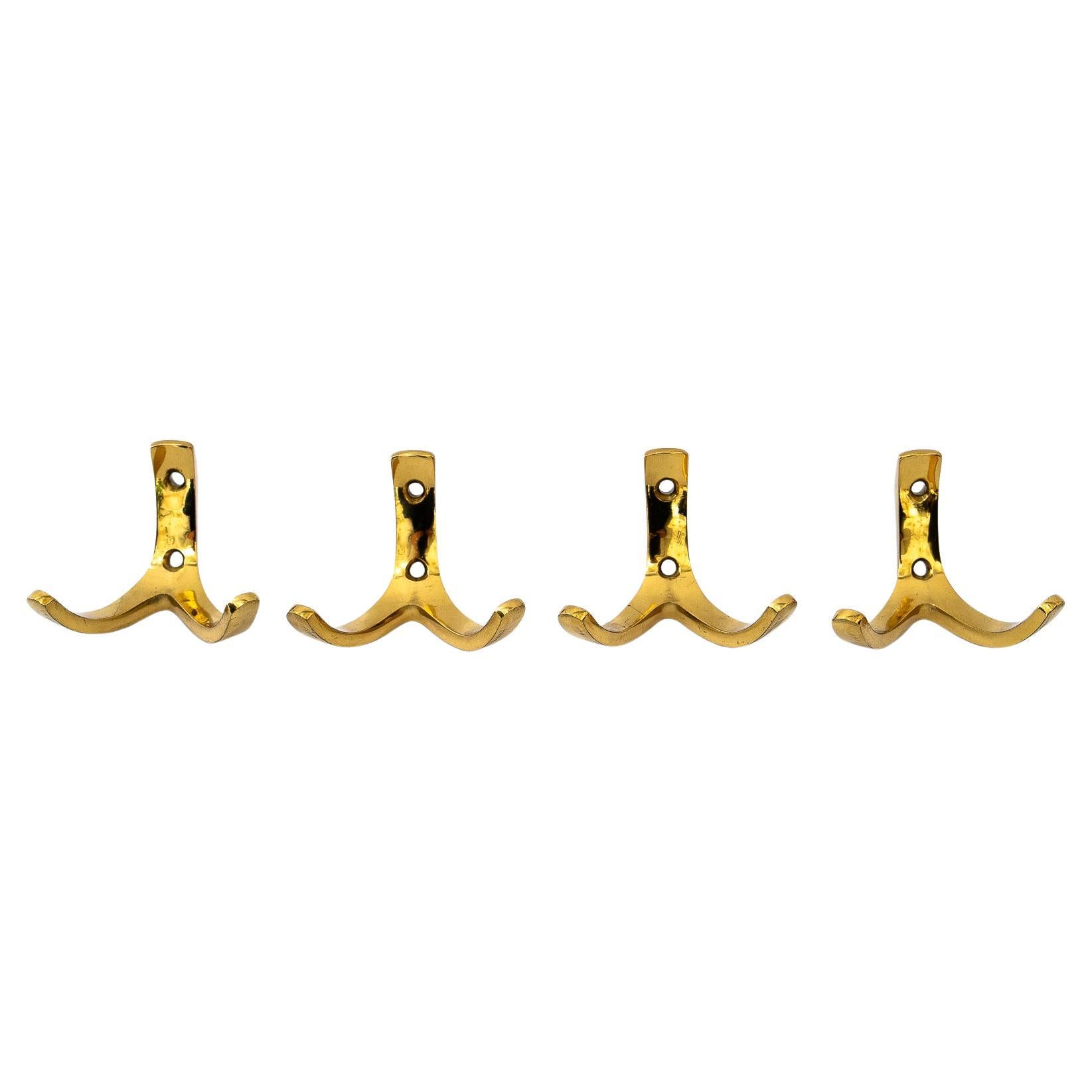 4x small austrian wall hooks by Hertha Baller, 1950s