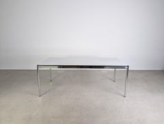 3x USM Haller Tisch Kunstharz weiß Schreibtisch MwSt perlgrau