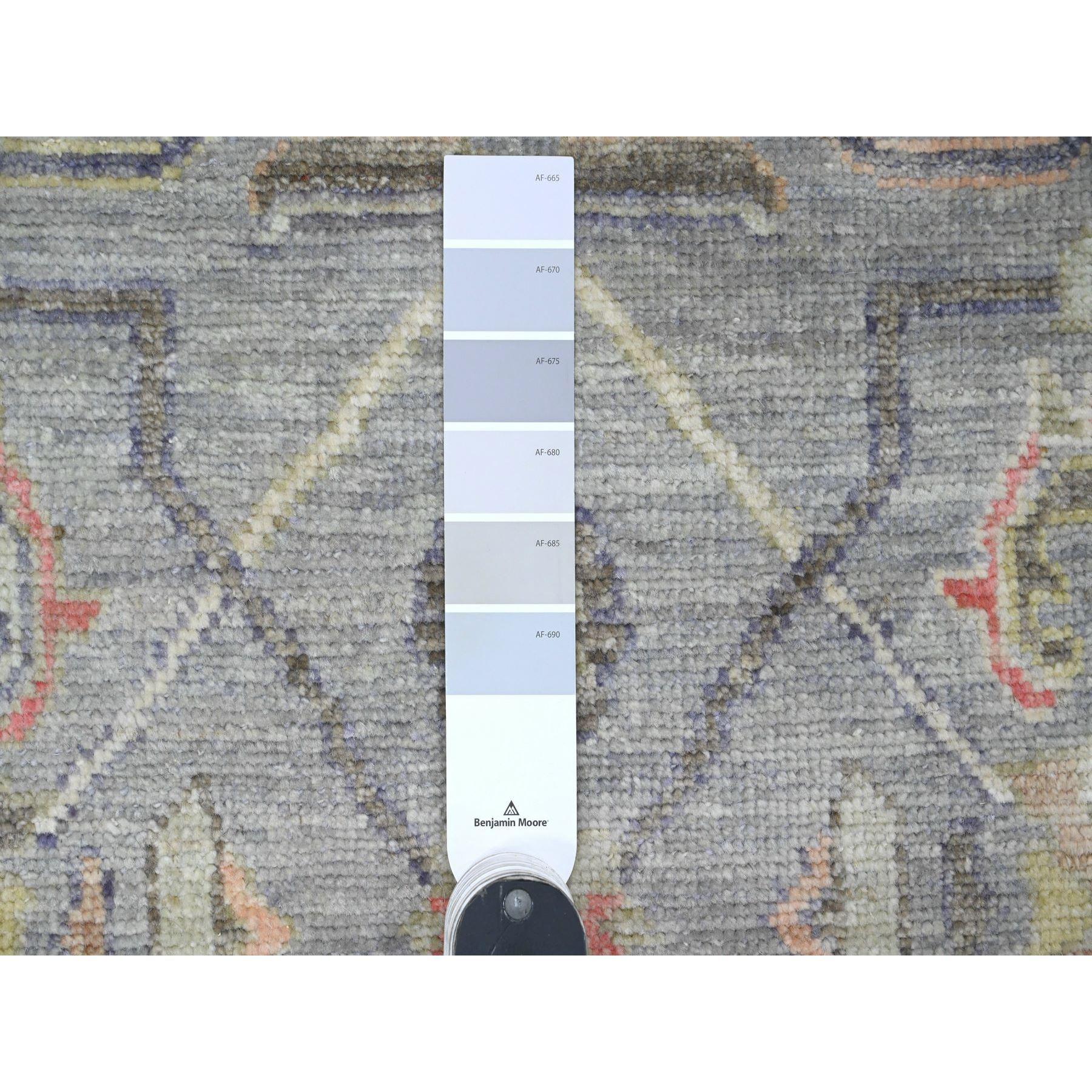 Afghano Tappeto Runner in Lana Annodato a Mano 4'x10'1