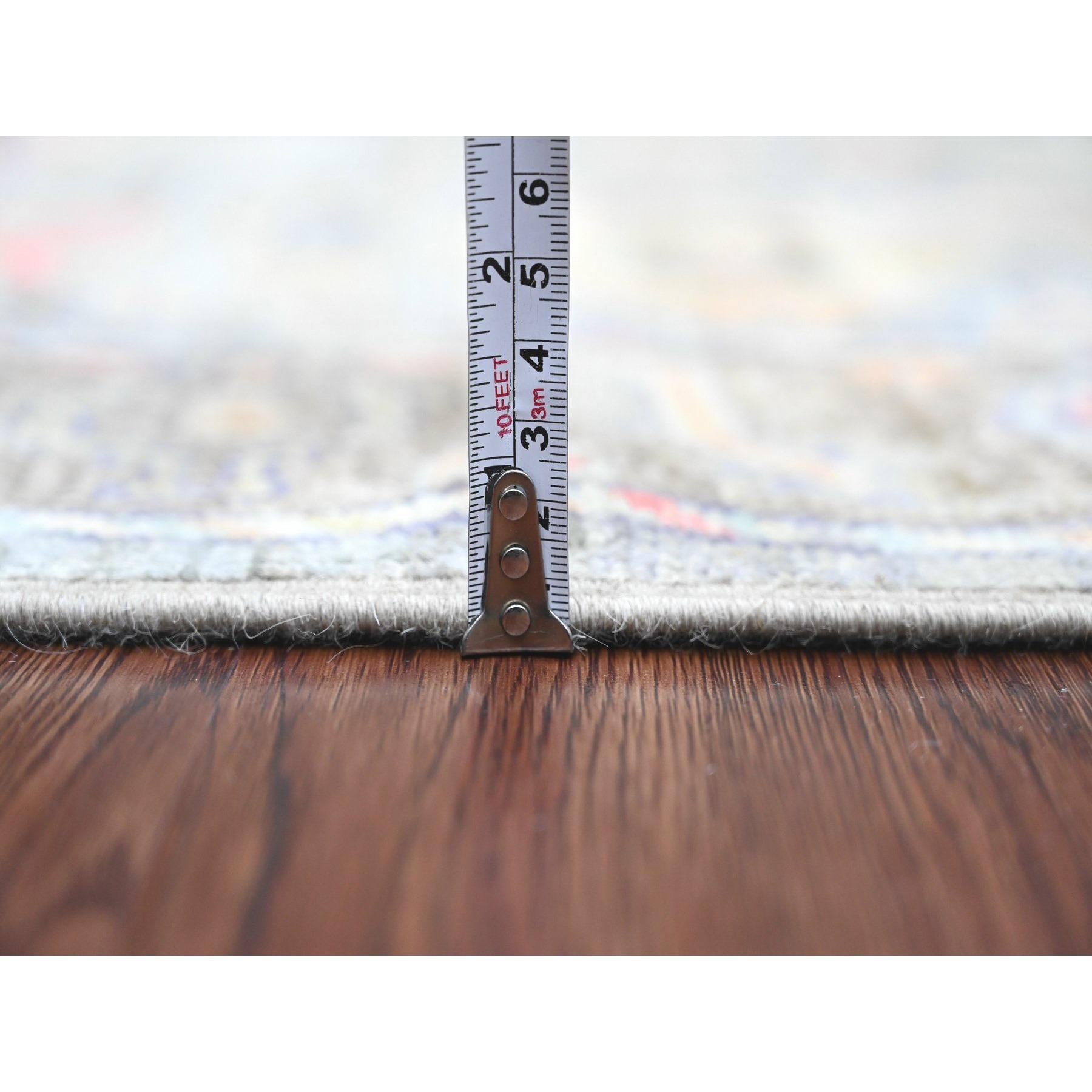 Tappeto Runner in Lana Annodato a Mano 4'x10'1