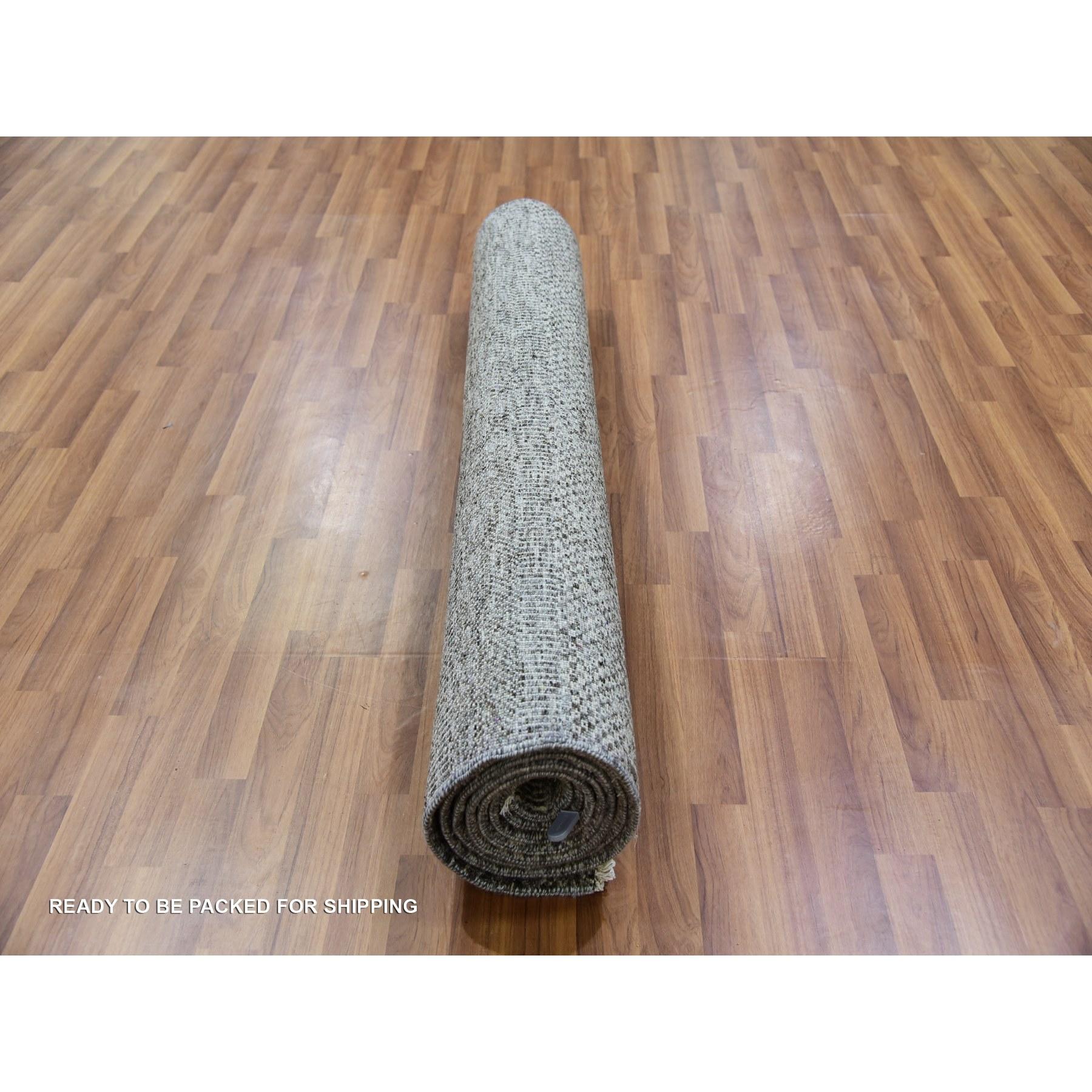 XXI secolo e contemporaneo Tappeto orientale moderno 4'x10'2