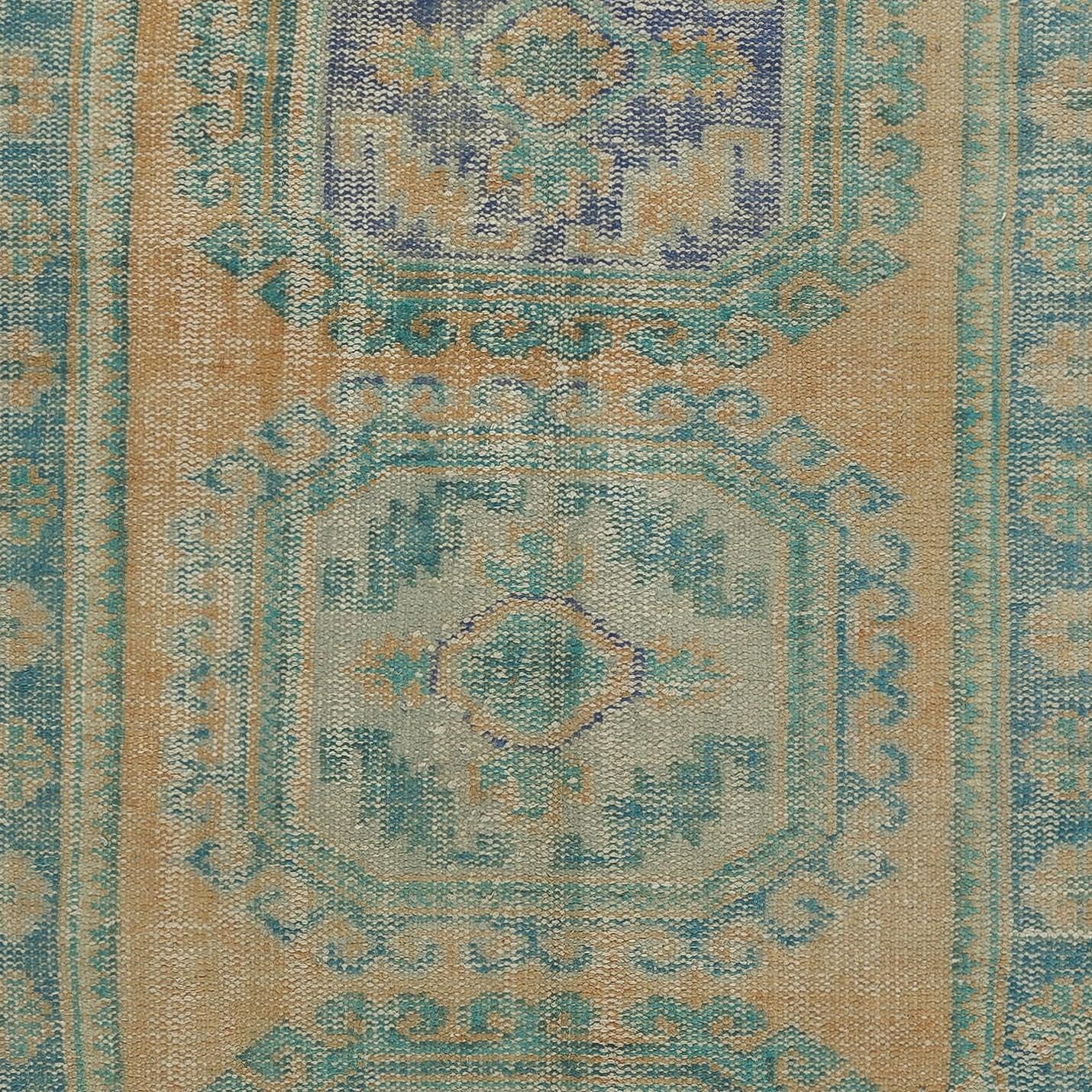 Annodato a mano Tappeto da cucina 4x11 Ft. Tappeto per corridoio fatto a mano. Tappeto per scale. Tappeto Corridoio in vendita
