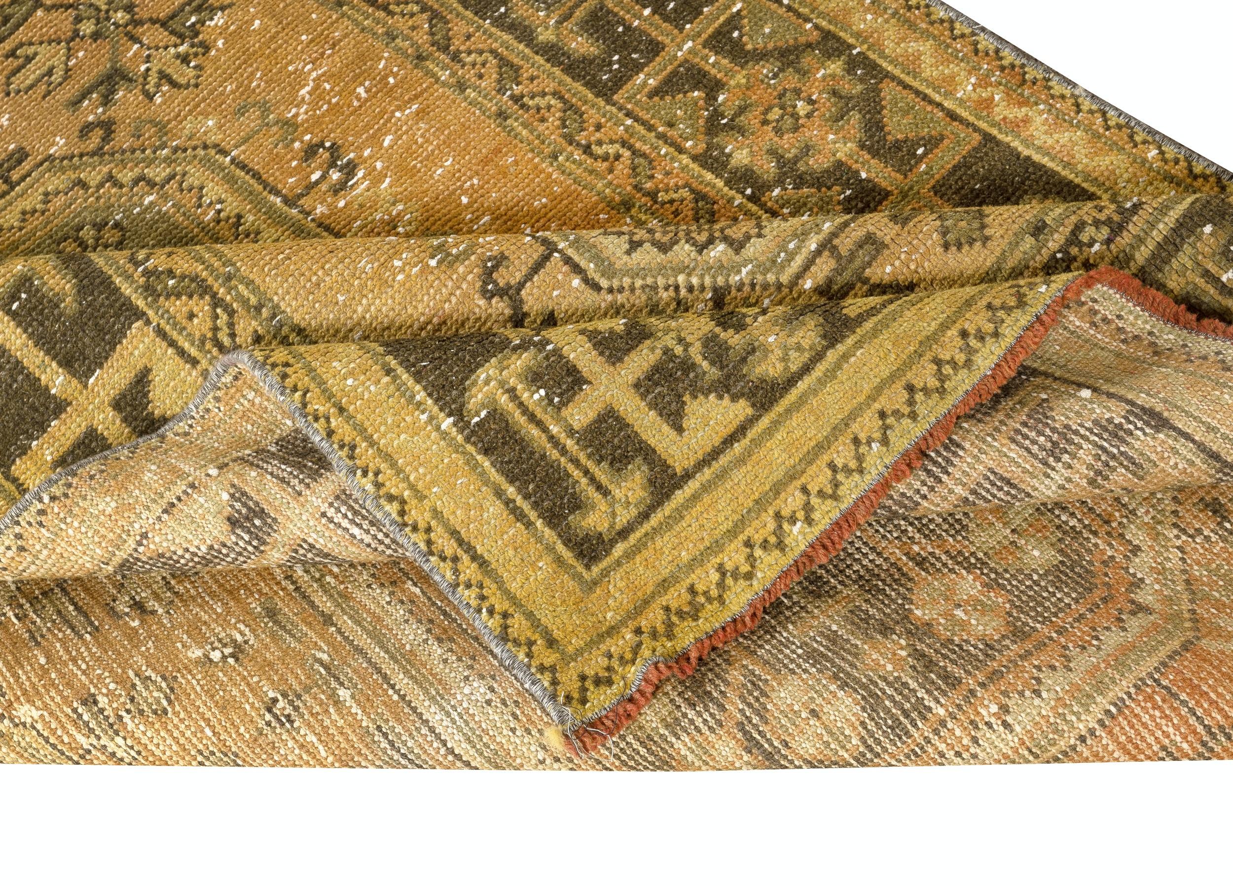 Alfombra de cocina de 4x11,2 pies. Alfombra Runner Vintage. Alfombra de pasillo. Alfombra de escalera. Alfombra de pasillo De campo en venta