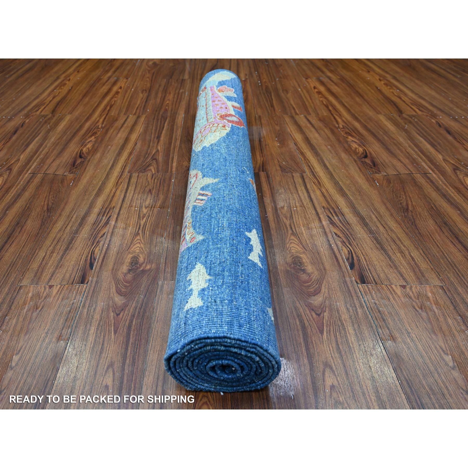 Afghano Tappeto Runner largo 4'x11'7