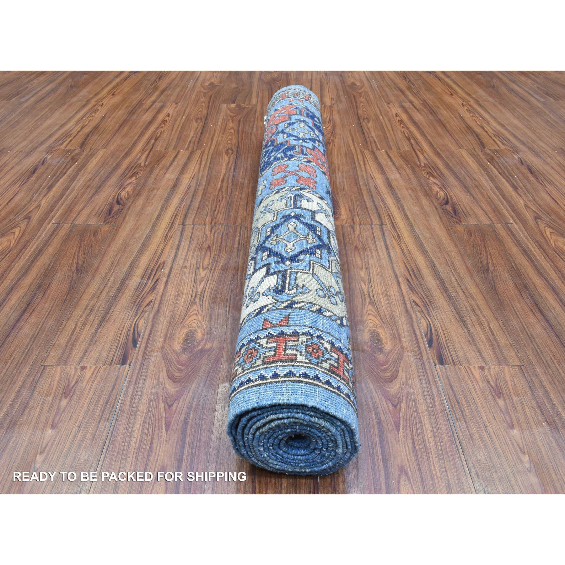 Hand-Knotted 4'x11'8