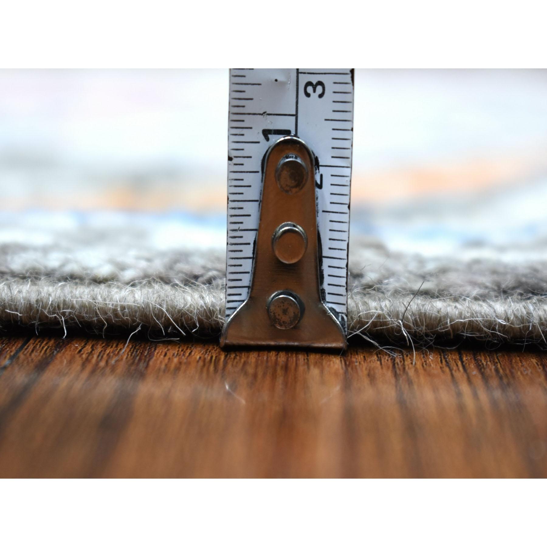 Annodato a mano Tappeto Runner Orientale 4'x11'8