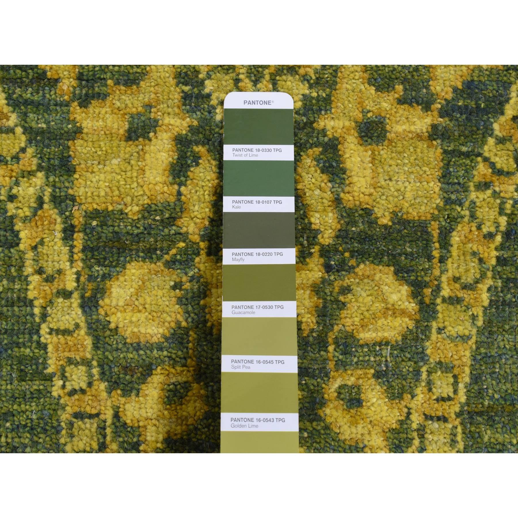 Tapis de course en laine nouée à la main 4'x11'8