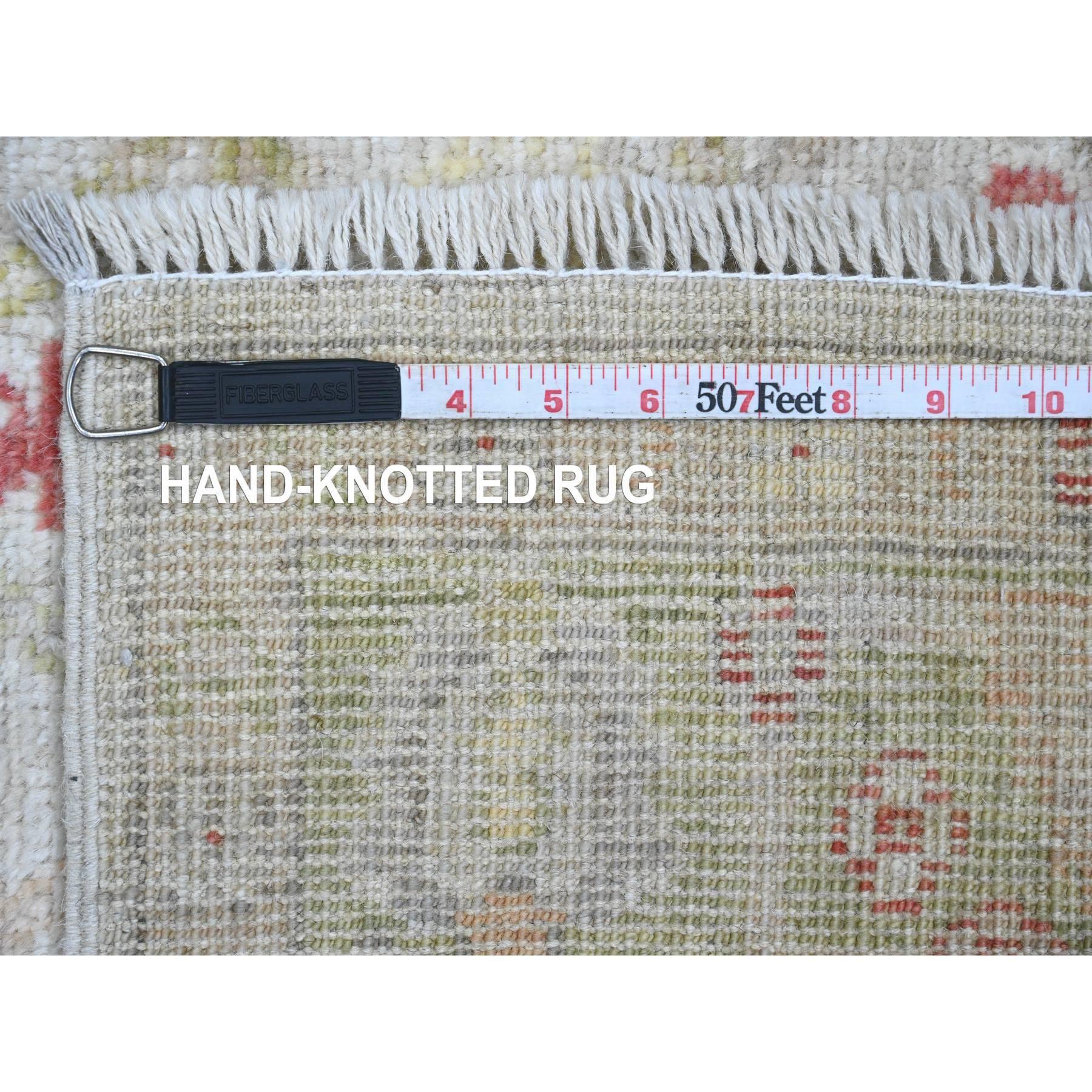 XXI secolo e contemporaneo Tappeto Runner in lana 4'x11'9