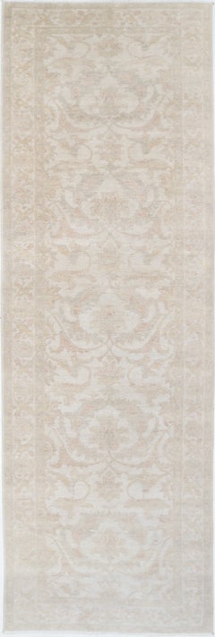 4x13 ft Floral Hallway Runner. Beige Kitchen Runner Rug. Turkish Corridor Rug