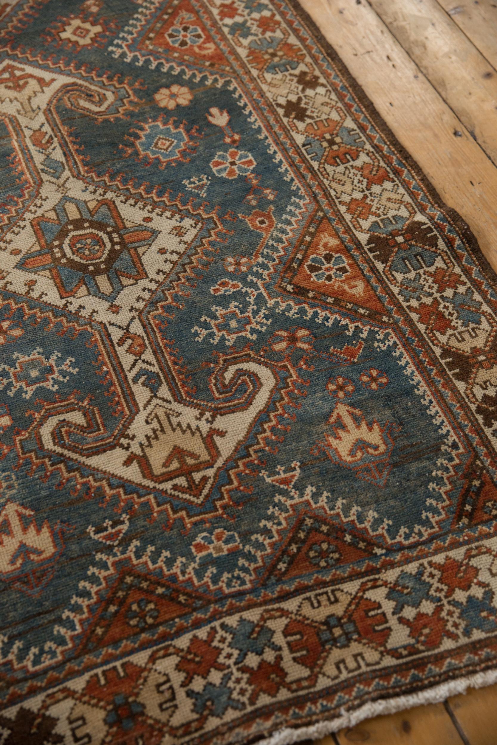 Vintage Distressed Hamadan Rug Runner In Good Condition For Sale In Katonah, NY