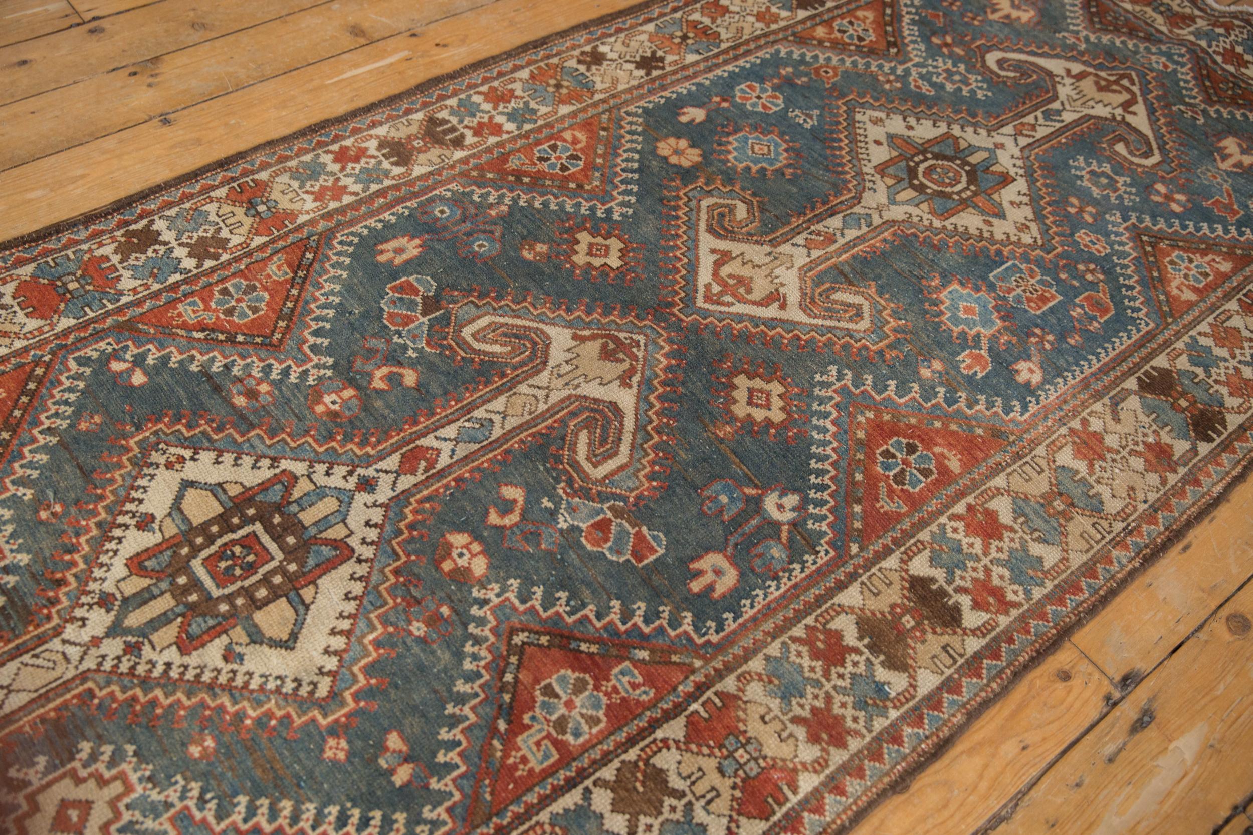 Early 20th Century Vintage Distressed Hamadan Rug Runner For Sale