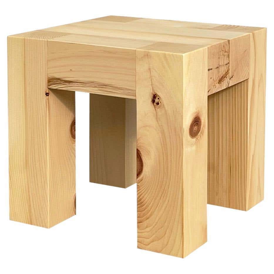 4x4 Side Table For Sale at 1stDibs | 4x4 table, 4x4 post table