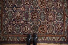 Vintage Caucasian Square Rug