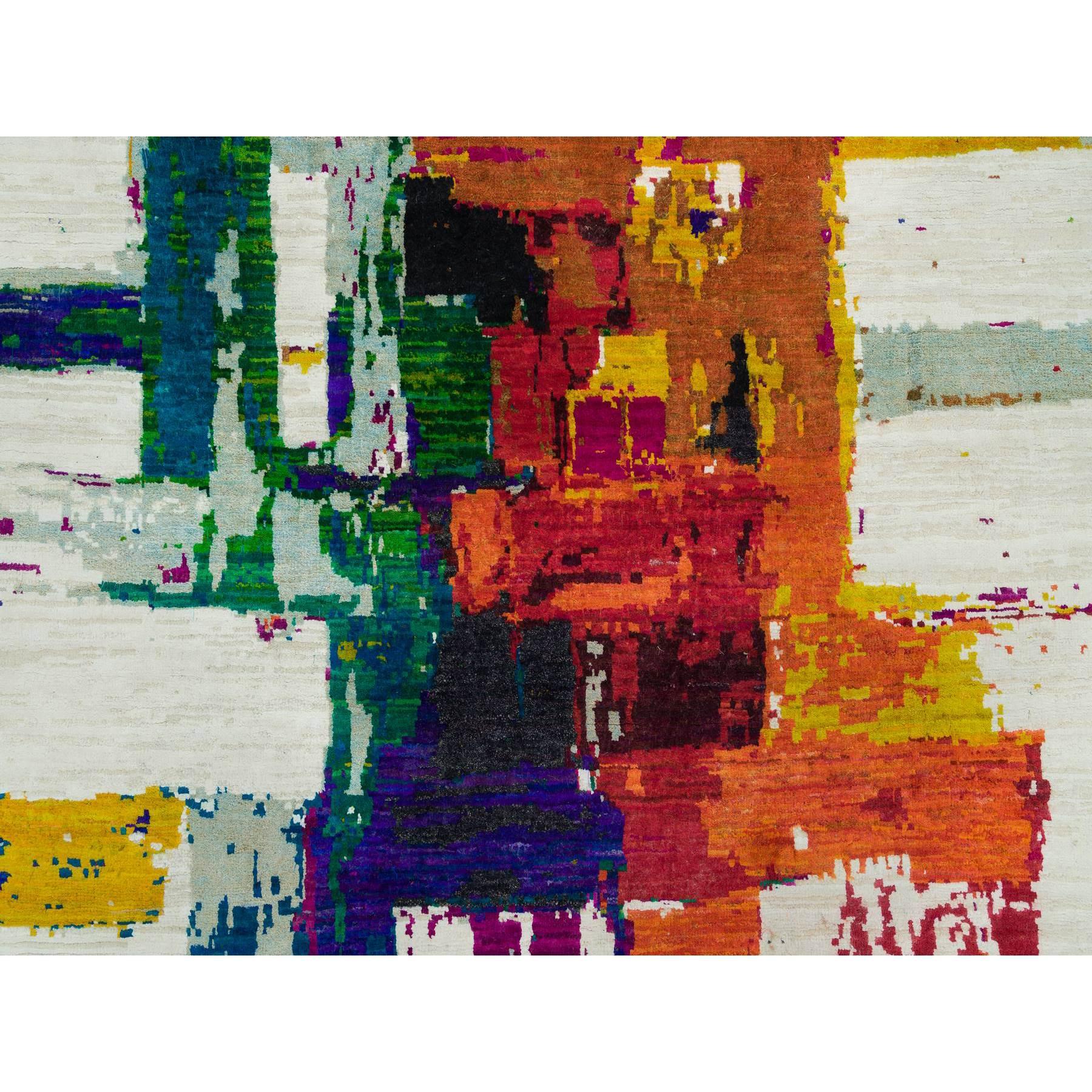 Hand-Knotted 4'x5'10