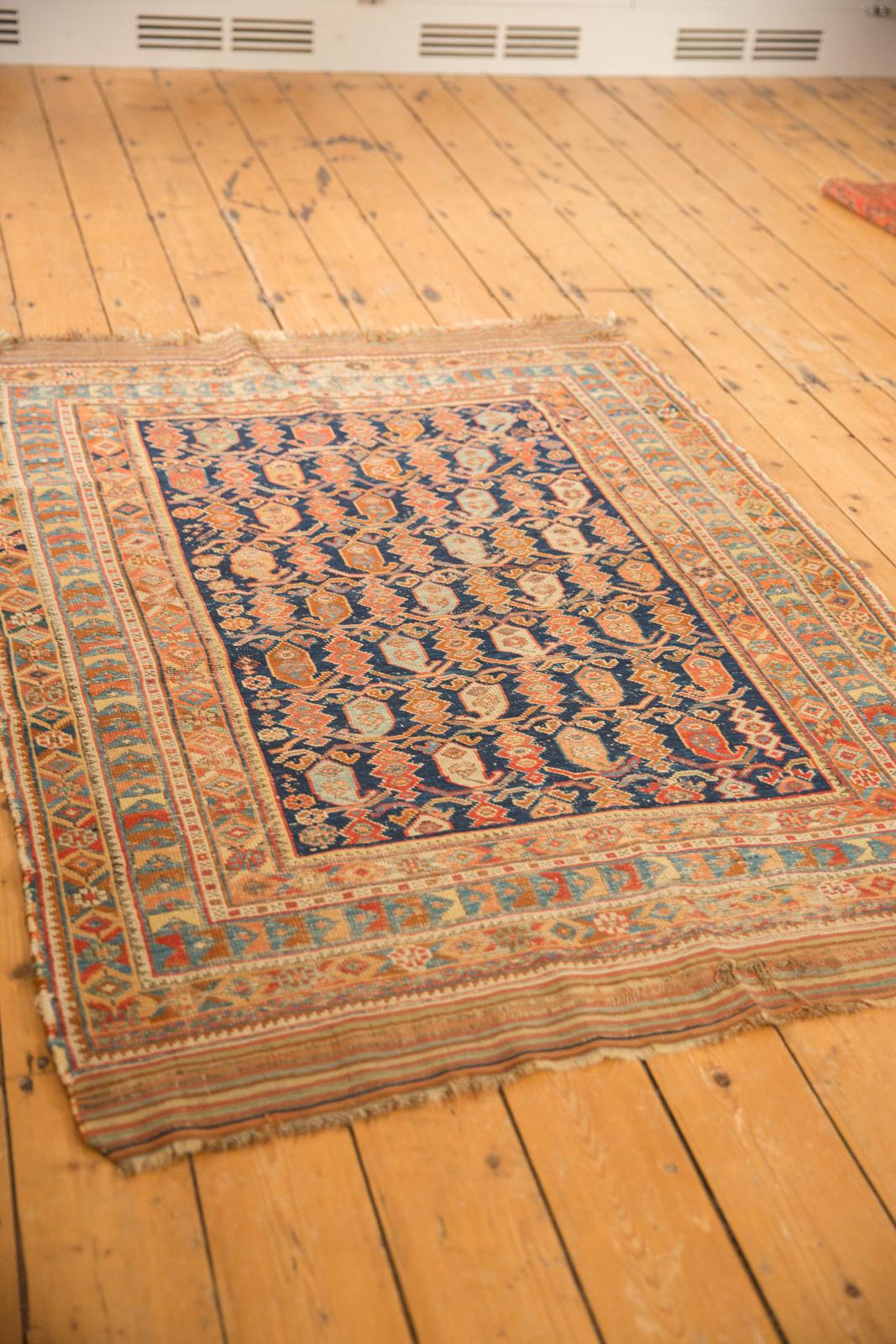 Antique Afshar Rug For Sale 1