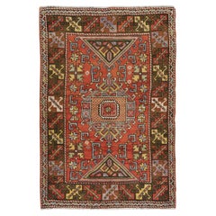 Midcentury Handmade Turkish Traditional Wool Rug for Home, Office Decor