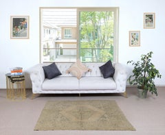 4x5.7 Ft Traditional Vintage Rug for Country Homes, Rustic & Tribal Interiors