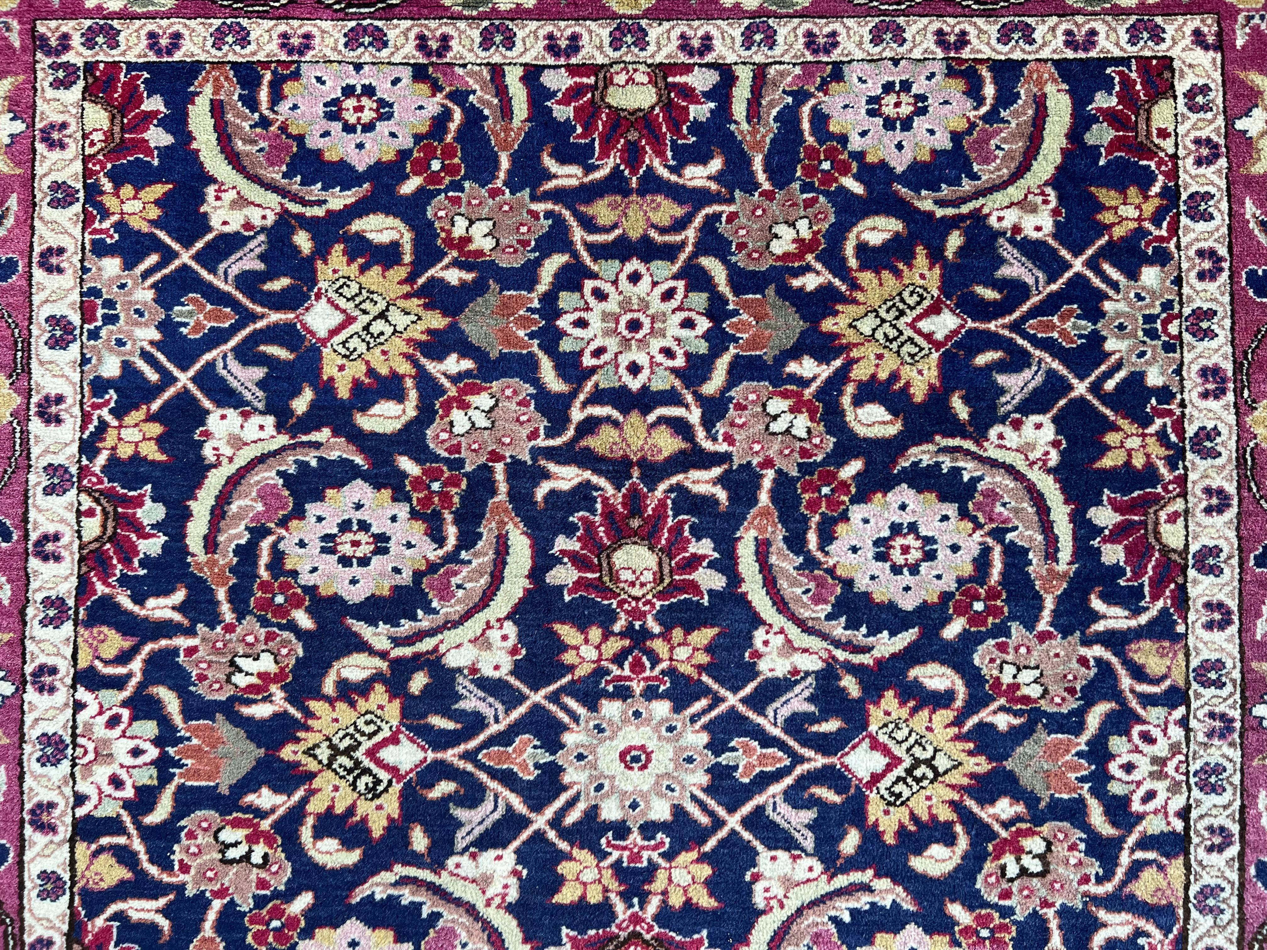 4x5.8 Ft Raro tappeto vintage fatto a mano in Turchia, Manchester Kayseri, 100% lana in vendita 1