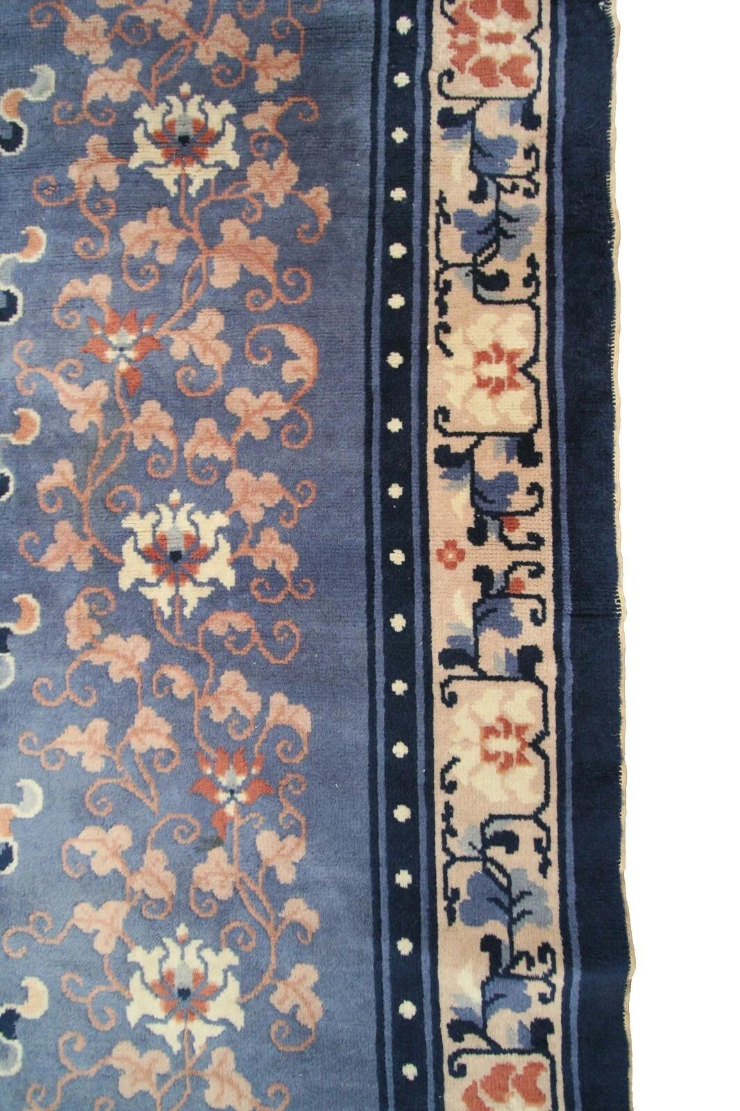 4x6 Tappeto antico Art Deco cinese 130cmx185cm Tappeto in lana Symbolic Treasures c.1900 in vendita 1